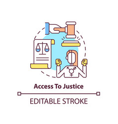 Access To Justice Concept Icon