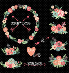 Chalkboard Wedding Floral Elements