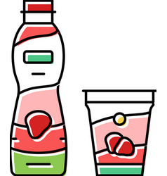 Strawberry Yogurt Color Icon