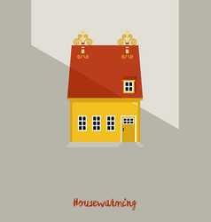 Housewarming Poster Or Postcard Mockup