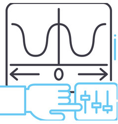 Absolute Phase Line Icon Outline Symbol