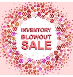 Big Winter Sale Poster With Inventory Blowout Sale