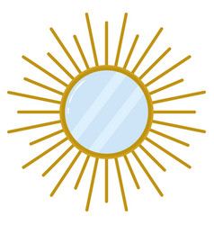 Mirror With Sun Shape