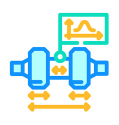 Tolerance Analysis Mechanical Engineer Color Icon