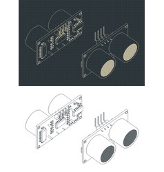 Ultrasonic Sensor For Robotics Drawings