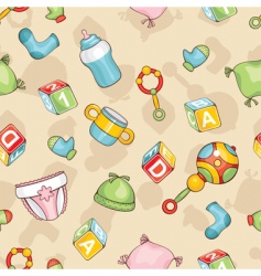 Set of baby things Royalty Free Vector Image - VectorStock