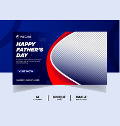 Fathers Day Web Banner Design