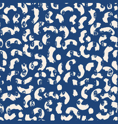 Indigo Tie Dye Seamless Pattern