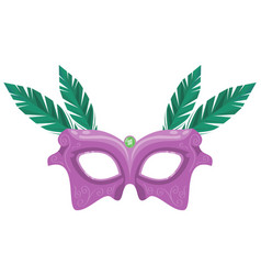 Mardi Gras Lilac Mask