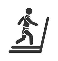 Treadmill Running Exercise Icon