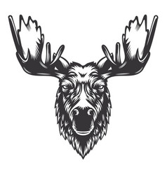 Moose Deer Head Design With Horn Farm Animal