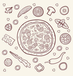 Pizza Ingredients Design