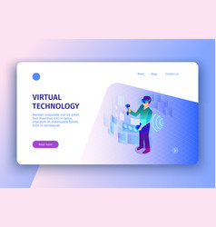 Virtual Technologies Concept Banner