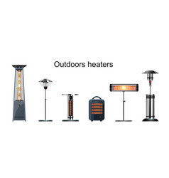 Outdoor Heaters Set