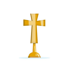 Golden Altar Cross Catholic Symbol Church Item