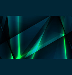 Abstract Background With Green Glowing