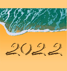 Sandy Beach 2022 Travel Season New Year