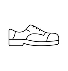 Shoe Model Line Icon Black