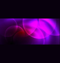 Colorful Circles On Deep Purple Backdrop Creating