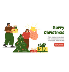 Christmas Couple Banner