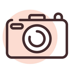 Photo Camera On A White Background