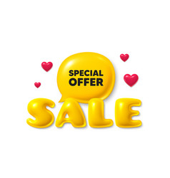 Special Offer Symbol Sale Sign Sale Text 3d