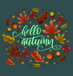 Hello Autumn Lettering Concept Design