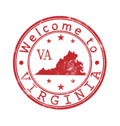 Welcome To Virginia A Worn Stamp