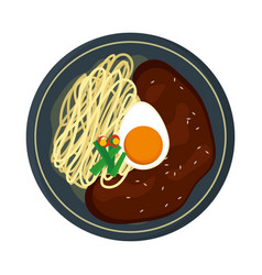 Korean Jajangmyeon Dish