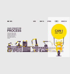 Our Conveyor Technological Process Web Banner