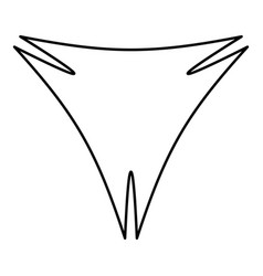 Triangle Abstract Shape For Banner Superhero Sign