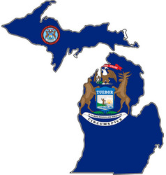 Map Of Michigan State Usa