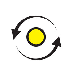 Egg Circle Icon Logo