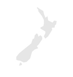 New Zealand Simplified Map