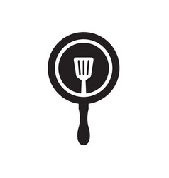 Spatula Pan Icon Logo