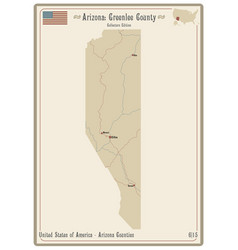 Map Greenlee County In Arizona