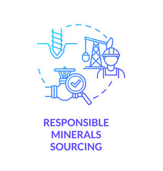 Responsible Minerals Sourcing Blue Gradient