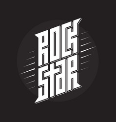 Rockstar - Music Poster Or Band Label Rock Star