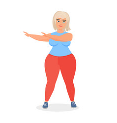 Fat Woman Fitness Training