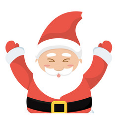 Isolated Christmas Santa Claus Avatar Sketch Icon