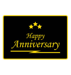 Happy Anniversary Greeting Card Logo Image