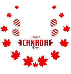 Canada Day Wishing Post Design With Balloon File