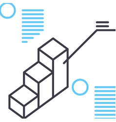 Benchmarking Line Icon Outline Symbol