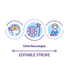 Child Neurologist Concept Icon