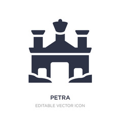 Petra Icon On White Background Simple Element