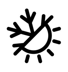 Thermal Insulation Icon Temperature Symbol