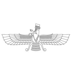 Ancient Sumerian Symbol Faravahar