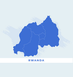 National Map Of Rwanda