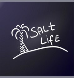 Tourist Logo Salt Life Sandy Island