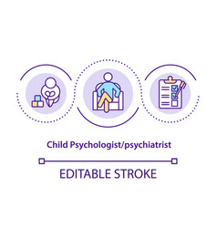 Child Psychologist Concept Icon